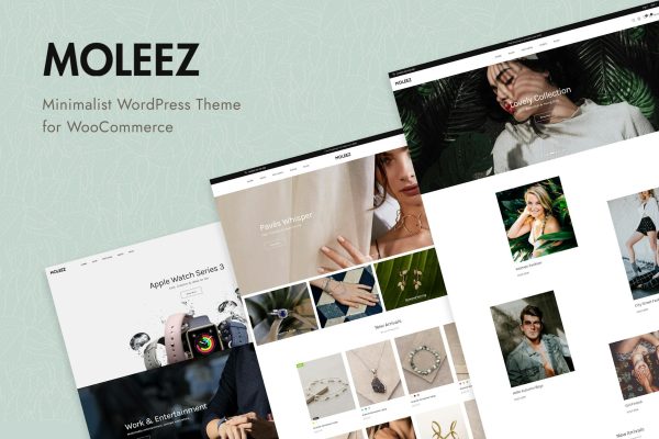 Download Moleez - Minimalist WordPress Theme for WooCommerc Minimalist WordPress Theme for WooCommerce