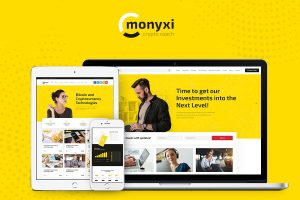 Download Monyxi Cryptocurrency Trading Business Coach WordPress Theme