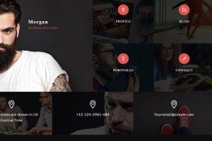 Download Morgan - Resume, vCard and Profile Theme A lightweight WordPress vCard theme that lets you start a uniquely designed website in an instant