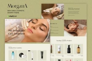 Download Morgana - Beauty Cosmetics Shop Shopify Store Skincare and Cosmetics eCommerce Shopify Theme. Makeup, Beauty care, Salon and Massage Spa Websites.