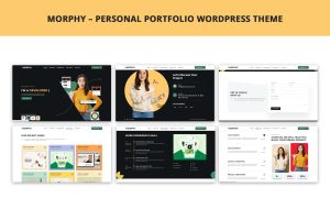Download Morphy – Personal Portfolio WordPress Theme creative, designer, elementor, freelancer, graphic designer, minimal, modern, personal