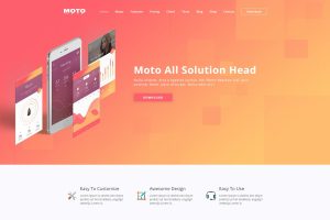 Download Moto - WordPress Landing Page Theme Moto – WordPress Landing Page Theme is a responsive, clean and modern designed WordPress Theme.