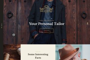 Download Mr. Murphy - Custom Dress Tailoring Clothing WP