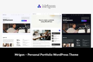 Download Mrigon – Personal Portfolio WordPress Theme bootstrap, creative, dark light, designer, elementor, freelancer, minimal, one page, personal