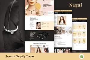 Download Nagai - Jewelry Responsive Shopify Theme Custom Handcrafted, Handmade Jewelry Shopify Theme. Modern, Responsive eCommerce Template Design.