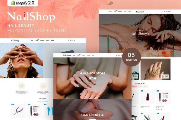 Download Nailshop - Nail Beauty Responsive Shopify Theme Nail Beauty Responsive Shopify Theme