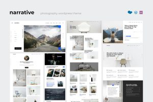 Download Narrative - Portfolio WordPress Theme 1-click Demo Install, eCommerce, 20+ Portfolio styles, Visual Page Builder (WPBakery)