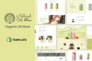 Download Natural Oil - Shopify Organic Hair Oil Store Theme Hair Oil, Serum, Cream & Makeup Products eCommerce. Hair Gel, Hair Care & Body, Skincare Solutions.