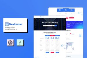 Download Nexbunker - Hosting/Server WordPress Theme + WHMCS Hosting/Server WordPress Theme + WHMCS