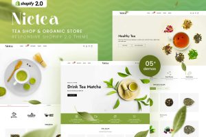 Download Nietea - Tea Shop & Organic Store Shopify 2.0 Tea Shop & Organic Store Responsive Shopify 2.0 Theme