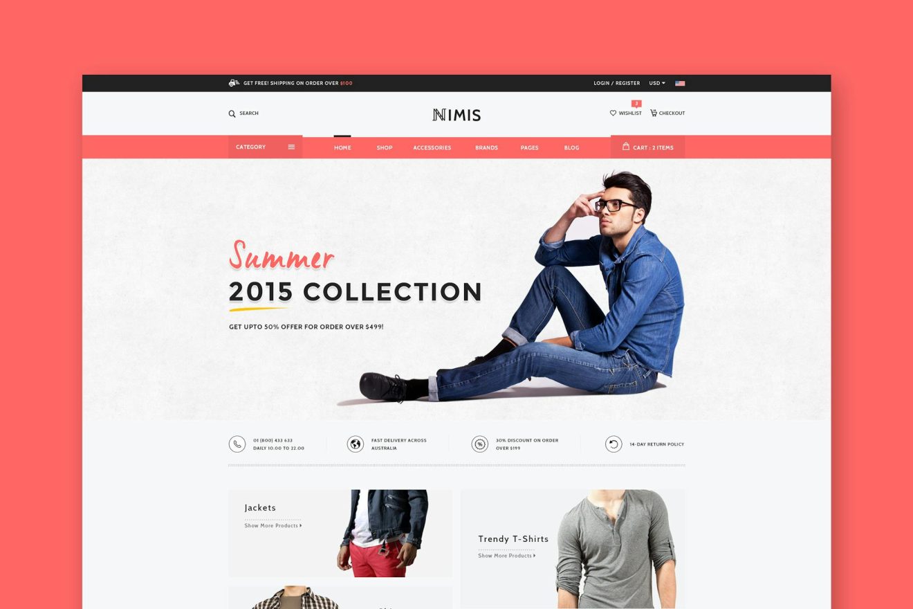Nimis - eCommerce Shop HTML Template eCommerce Shop HTML - Prime Access
