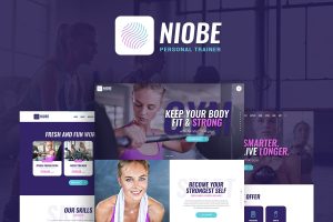 Download Niobe A Gym Trainer & Nutrition Coach WordPress Theme