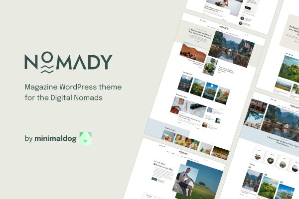 Download Nomady - Magazine Theme for Digital Nomads A WordPress theme made for the Digital Nomads