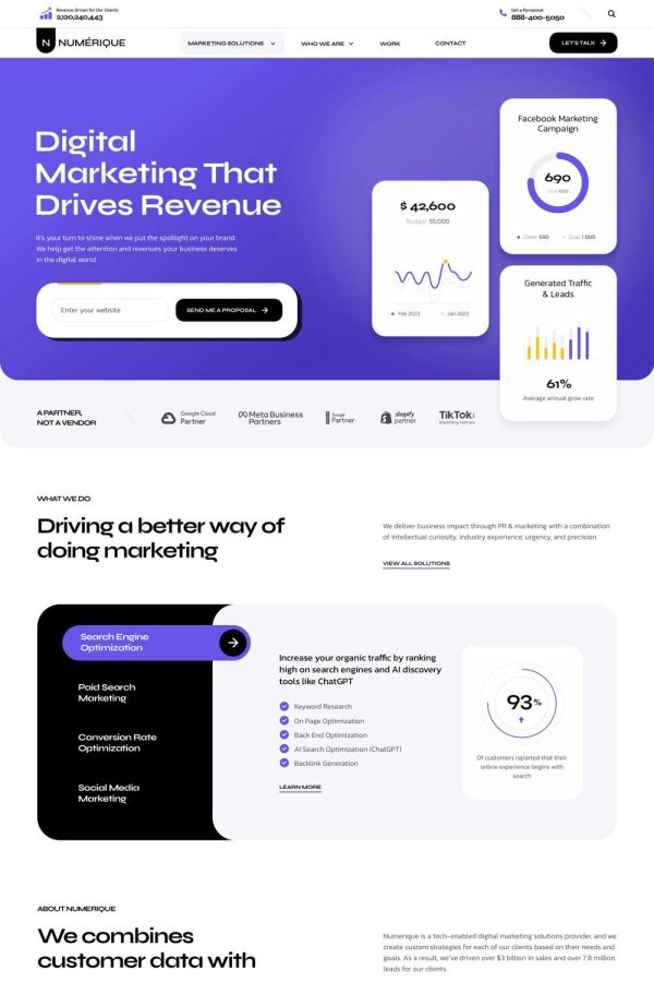 Download Numérique - SEO Digital Marketing WordPress This lovely niche Elementor Pro WordPress theme built for the Digital Marketing industry