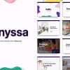 Download Nyssa - Unique Lottie Animation WordPress theme Modern theme with a vibrant and distinguished design