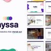 Download Nyssa - Unique Lottie Animation WordPress theme Modern theme with a vibrant and distinguished design