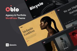 Download Oblo - Creative Portfolio Agency WordPress Theme Creative Portfolio Agency Elementor WordPress Theme, Aster, WooCommerce Support, Dark & Light skin