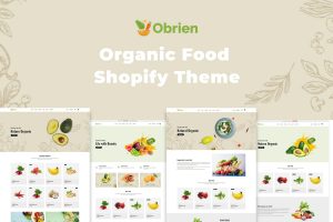 Download Obrien – Organic Food Shopify Theme Organic Food Shopify Theme is a modern, unique as well as responsive eCommerce Shopify theme.