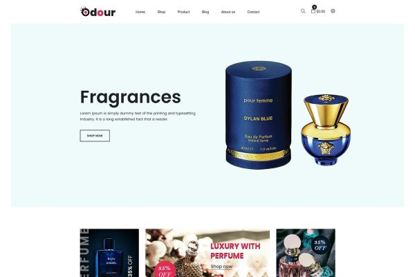 Download Odour - Perfume Shopify Theme This Theme is a creative as well as modern Shopify theme.