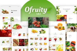 Download Ofruity - Organic Food/Fruit/Vegetables Organic Food/Fruit/Vegetables eCommerce Shopify Theme