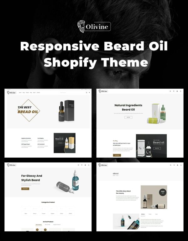 Download Olivine - Responsive Beard Oil Shopify Theme  if you grab such a powerful, impressive and modern Shopify theme like Olivine