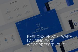 Download One page WordPress Theme - Minfox Responsive Modern Free Software Technology Agency Mobile APP Showcase WordPress Theme