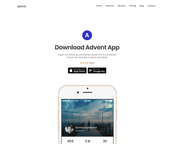 Download Onepage Digital Marketing WordPress Theme - Advent app, onepage, digital marketing, landing page, lead generation, marketing, marketing agency wp theme