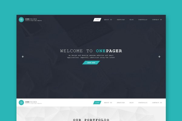 Download Onepager - Responsive One Page HTML Template Responsive One Page HTML Template