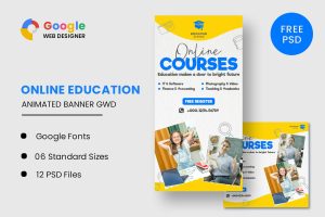 Download Online Courses Education HTML5 Banner Ads GWD Online Courses Education HTML5 Banner Ads GWD