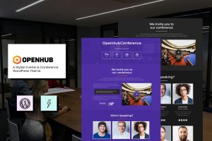 Download OpenHub - Events & Conference A Stylish Events & Conference Theme