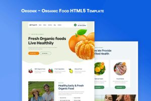 Download Orgenik - Organic Food HTML5 Template Organic Food