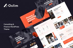 Download Oslim - Consulting & Finance WordPress Theme consulting agency, finance, consultant, advisor, business and all other consultancy agency