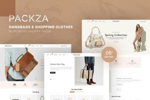 Download Packza - Handbags & Shopping Clothes Shopify Handbags & Shopping Clothes Responsive Shopify Theme