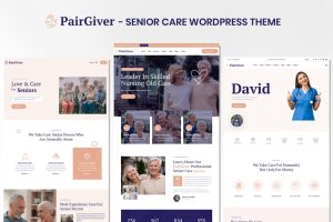 Download PairGiver - Senior Care WordPress Theme activities, assisted living, elementor, wordpress, elderly, elementor, employee training, health