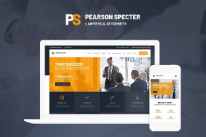 Download Pearson Specter WordPress Theme for Lawyer WP