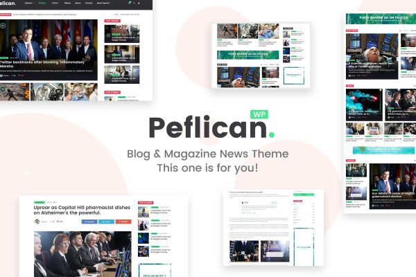 Download Peflican - A Newspaper & Magazine WordPress Theme adsense, affiliate, amp, bestseller, editorial, mag, magazine, news, newspaper, pelican, review, rtl