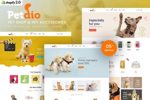 Download Petaio - Pet Shop & Pet Accessories Shopify Theme Pet Shop & Pet Accessories Responsive Shopify Theme