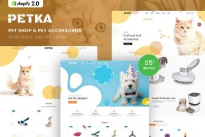 Download Petka - Pet Shop & Pet Accessories Shopify Theme Pet Shop & Pet Accessories Responsive Shopify 2.0 Theme