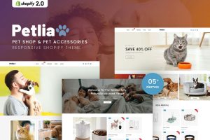 Download Petlia - Pet Shop & Pet Accessories Shopify Theme Pet Shop & Pet Accessories Responsive Shopify Theme
