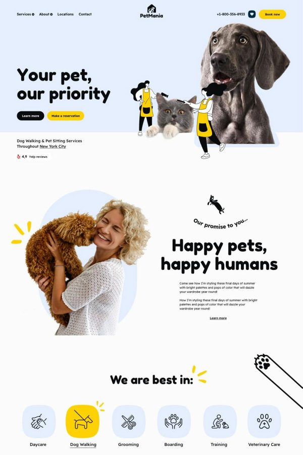 Download PetMania - Pet Care & Shop WooCommerce WordPress The Ultimate WordPress WooCommerce Elementor Pro Theme for Pet Care & Pet Shop