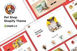 Download Petster - Pet Shop Shopify Theme Pet Shop, Pet Products & Services eCommerce Shop, Retail, dropshipping, multipurpose, 2.0, suppliers