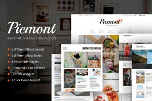 Download Piemont - Travel & Lifestyle WordPress Blog theme Perfect theme for Personal WordPress Blogging
