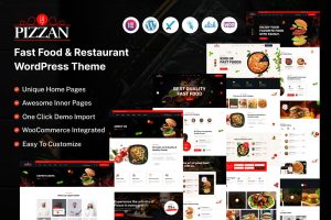 Download Pizzan - Fast Food and Restaurant WordPress Theme Pizzan – Fast Food and Restaurant WordPress Theme for Restaurants, Fast Food trucks, Fast Food Shops