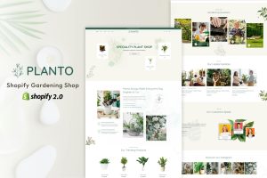 Download Planto - Shopify Gardening Shop Planto ECommerce Theme, Garderning Multipurpose, Retail, Dropshipping,2.0, online garden shopping.