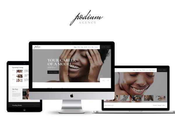 Download Podium - Model Agency WordPress Theme Beautiful Model Agency WordPress Theme With Events Calendar