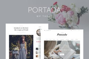 Download Portada - Elegant Blog Blogging WordPress Theme Elegant, light and aesthetic multi-demo blog WordPress Theme.