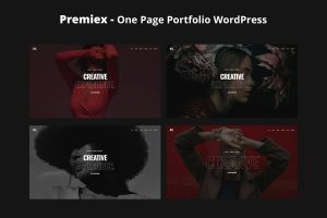 Download Premiex - One Page Portfolio WordPress Theme agency, clean, creative, designer, developer, elementor, gallery, modern, one page, personal
