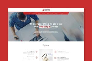Download Prestige - Single Page HTML Template One Pager