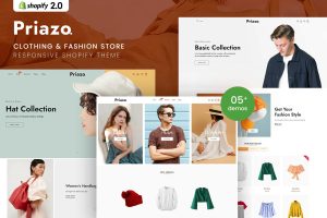 Download Priazo - Clothing & Fashion Shopify 2.0 Theme Clothing & Fashion Responsive Shopify 2.0 Theme