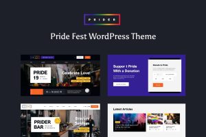 Download Prider LGBT & Gay Rights Festival WordPress Theme